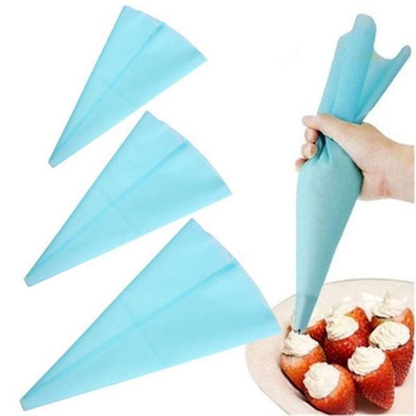 

baking & pastry tools nozzles for cream silicone icing piping bag +6 stainless steel nozzle set cake decorating tips