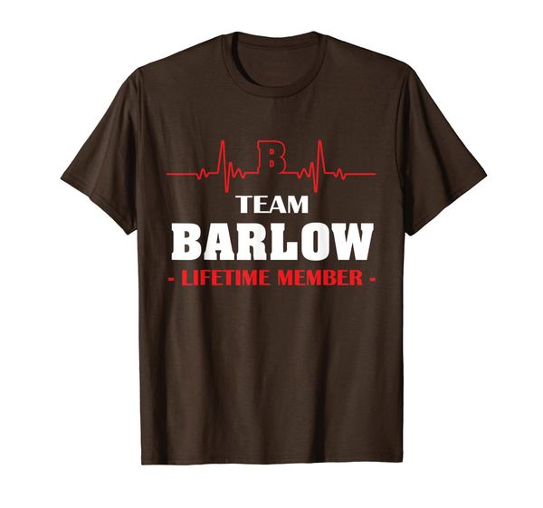 

Team BARLOW lifetime member family youth kid shirt hearbeat, Mainly pictures