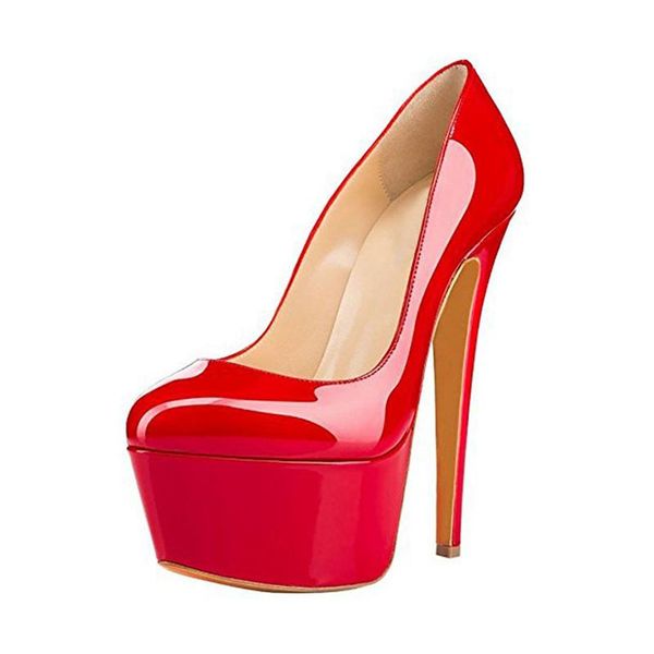 

dress shoes plus size 46 2021 candy color women pumps black thin high heels platform office pink working tl-a0091