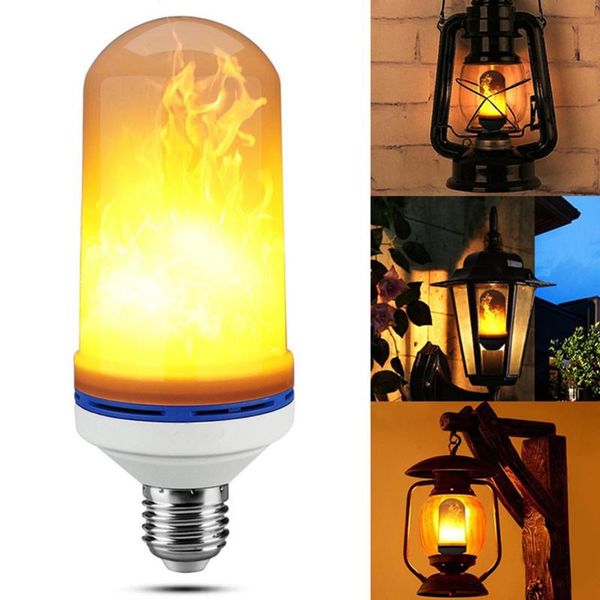 

bulbs led dynamic flame effect light bulb multiple mode creative corn lamp decorative lights for bar el party e27 night