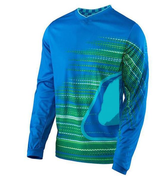 

2021 summer mountain bike cycling jersey motocross round neck long sleeve t-shirt
