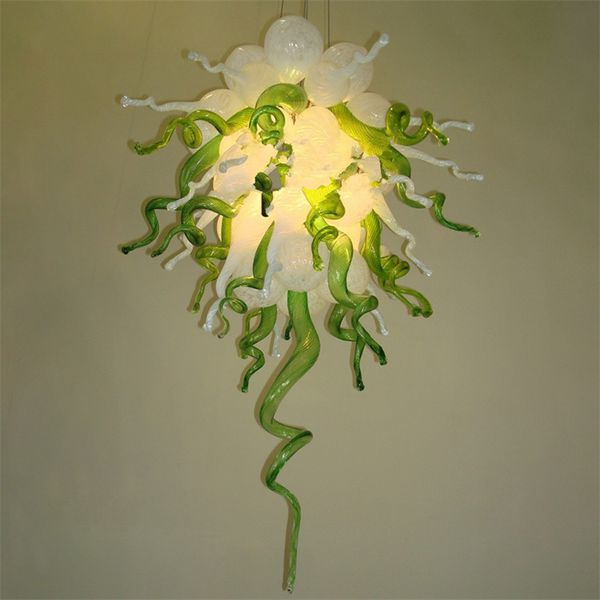 Lampada a sospensione di lusso Art Déco L60xH80cm Lampada 100% fatta a mano Lampadario in vetro soffiato di Murano con lampadine a LED Lampade a sospensione per la casa