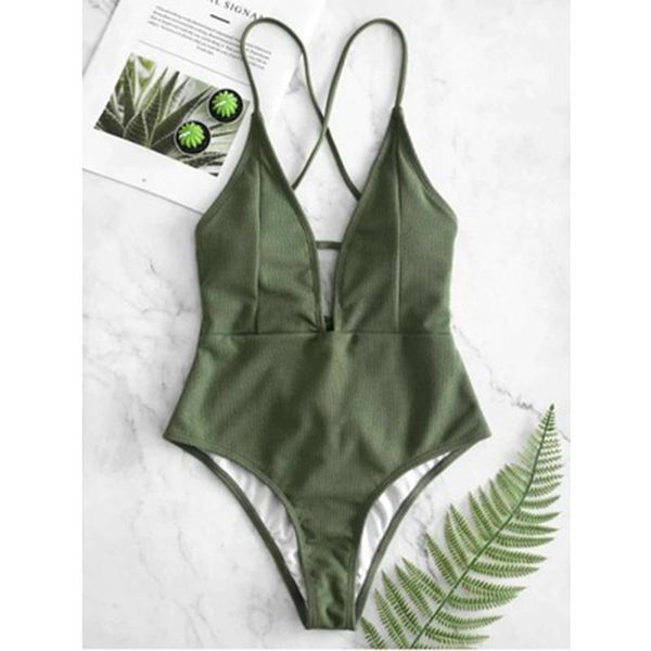 

swimsuit ladies summer backless lace one-piece three-color suits