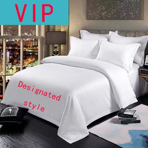 

luxury fashion bedding set comfortable letter brand soft printing four pieces sets
