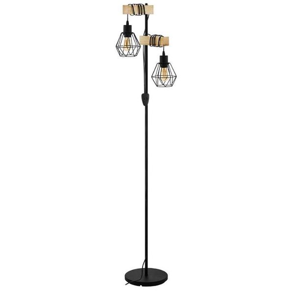 

modern led crystal standing lamp floor bamboo metal tripod staande lamps