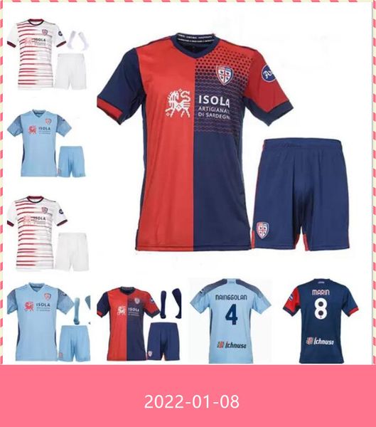 

21 22 cagliari calcio soccer jerseys third 2021 2022 godin joao pedro nandez nainggolan marin simeone sottil oliva pavoletti maglie da men k, Black;yellow