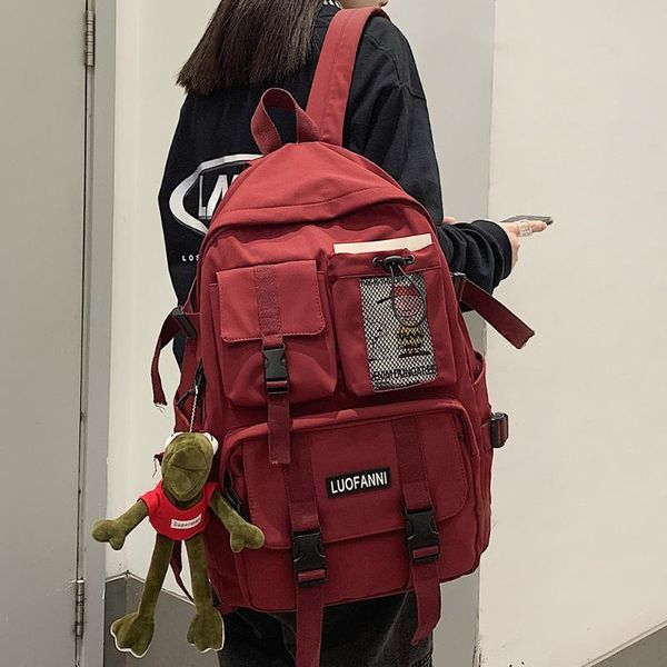 

backpack women boy nylon travel mesh female student college school bag men girl cool lapmale fashion book bags lady