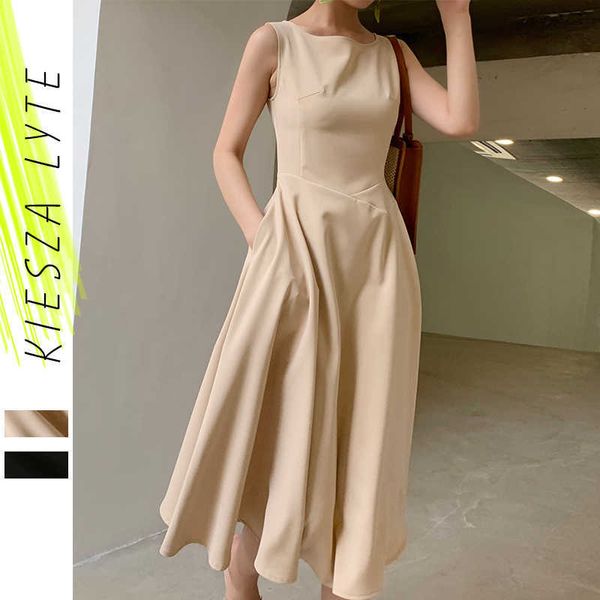 Verão Hepburn Elegante Midi Dress Mulheres Ajuste e Flare Club Sexy Bodycon Party Es Female Vestidos 210608