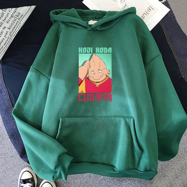 

men's hoodies & sweatshirts japanese anime my hero academia men clothing funny cartoon streetwear manga koji koda graphic male, Black