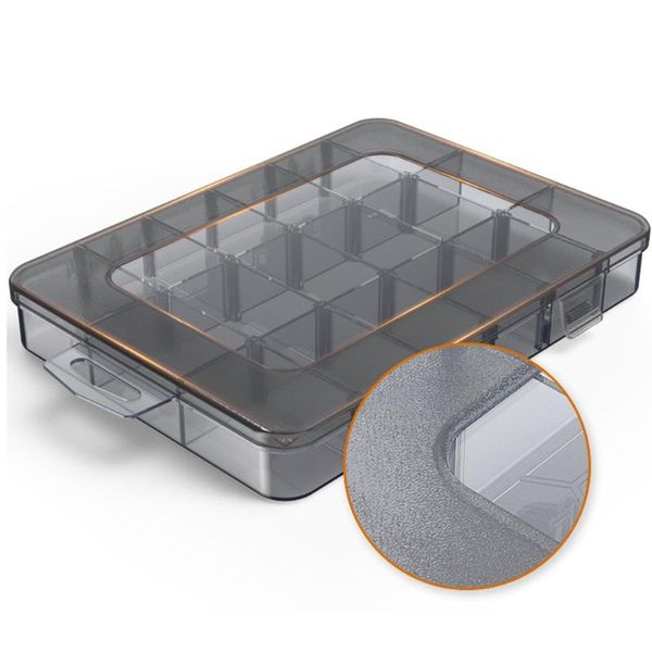 

car organizer adjustable storage container plastic box compartment component screw sleeve holder display