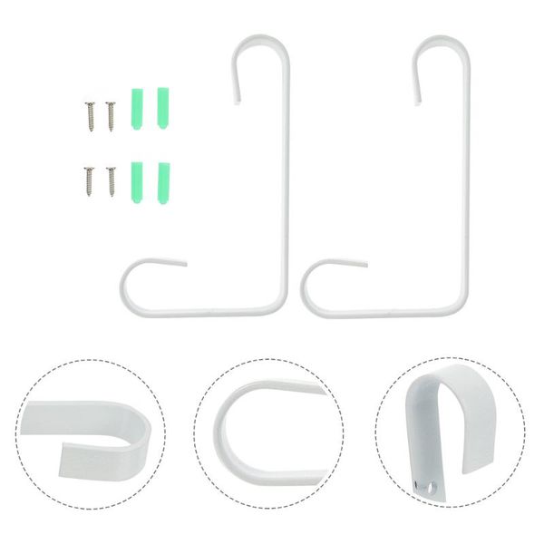 

hooks & rails 2pcs simple bird cage hanging hangers garden flowerpot