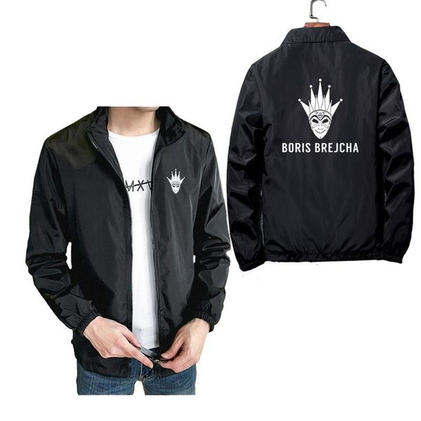 

men's jackets dj boris brejcha jacket men long sleeve high-tech minimal techno music windbreaker coat male oversized harajuku streetwea, Black;brown