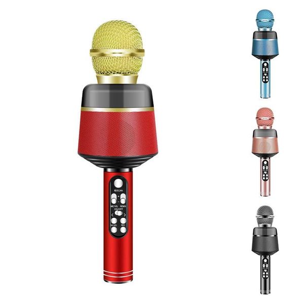 

microphones handheld musical microphone bluetooth wireless usb mini for ktv professional speaker player singing recorder