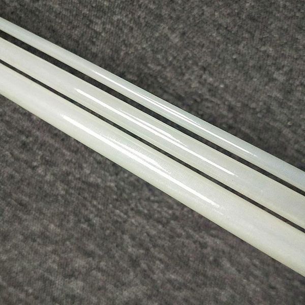 

transparent white fiberglass rod blank. color fishing blanks boat rods