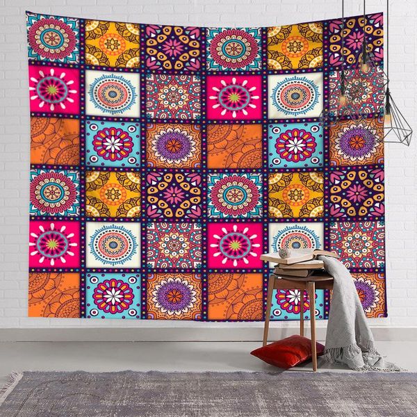 

tapestries nordic ethnic style mandala series background hanging cloth guesthouse decoration tapestry room renovation wall
