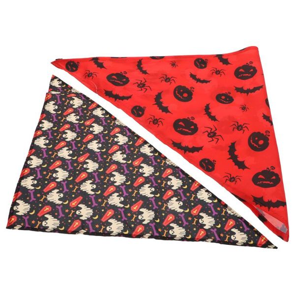 

dog apparel 2pcs pet puppy cat scarf bandana collar neck saliva towel