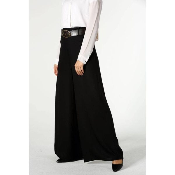 

women's pants & capris hijab belted, Black;white