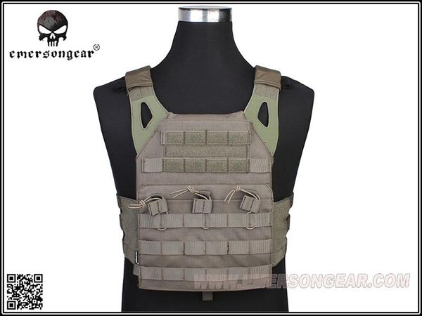 

emersongear jpc vest simplified version tactical jumper carrier combat gear back support foliage green fg em7344f, Black;blue