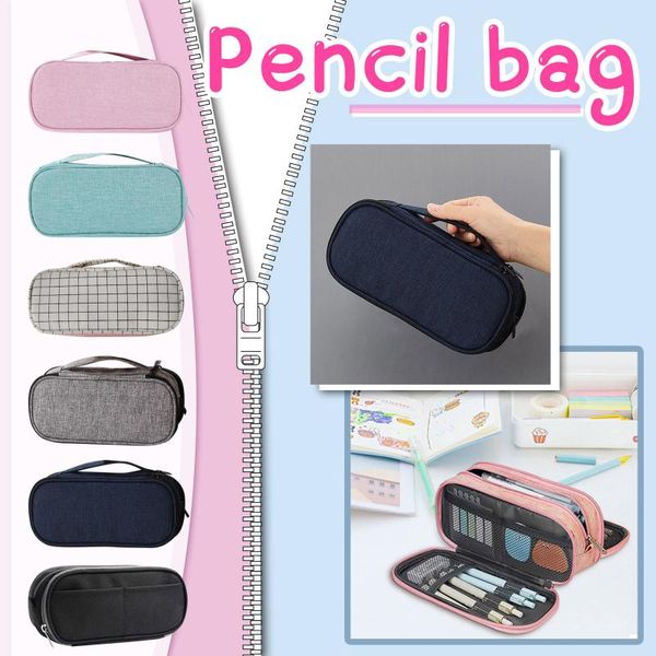 

pencil cases large-capacity case three-layer creative student multi-function