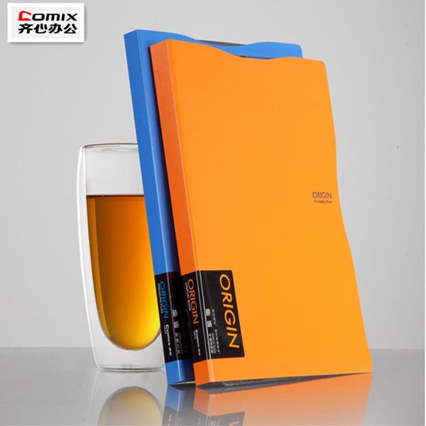 

business card files office a4 folder, cute high-quality brand file book,a4 clip report document ,office supplies stationery folder