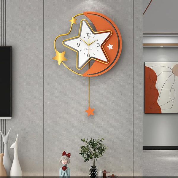 

wall clocks clock hanging simple household fashion personalized creative watch decoration light luxury