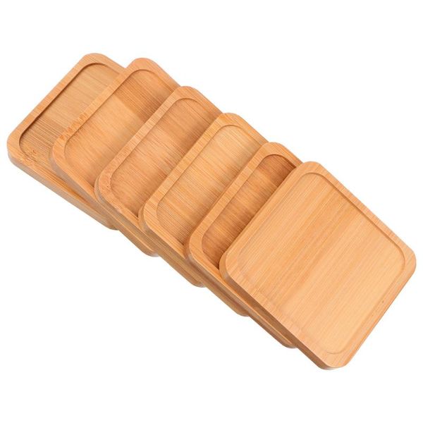 

planters & pots 6pcs creative plant pot trays delicate flower beautiful bamboo