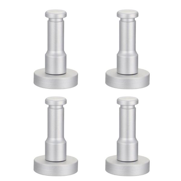 

4pcs aluminium hanger bathroom punch-hooks round clothes hanging & rails