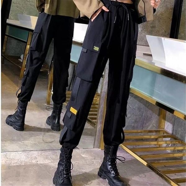 

women's pants & capris summer trousers, harajuku, loose, baggy and fashionable, hip hop style, for women f0cj, Black;white