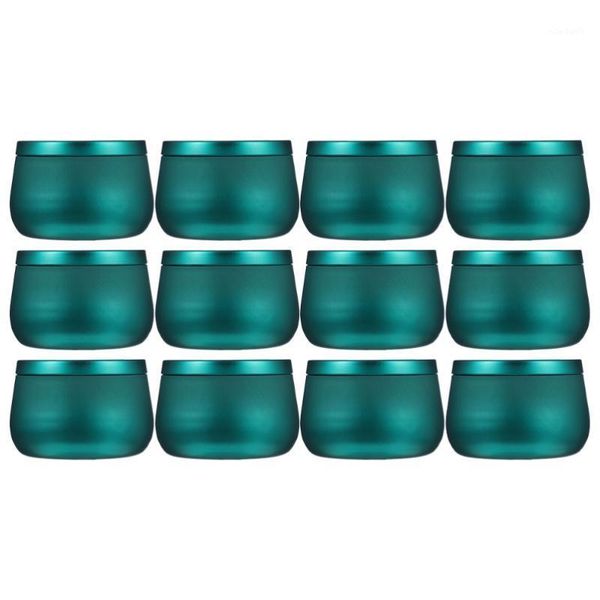 

storage bottles & jars 12pc tinplate tea can round sundries jewelry organizing boxes