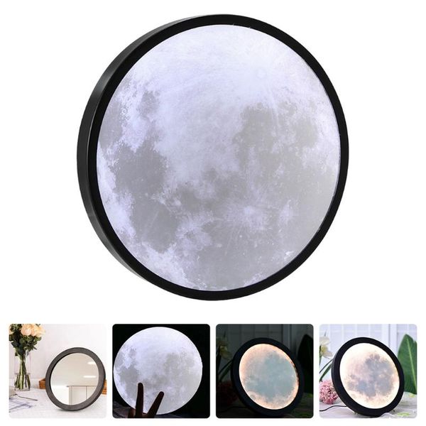 

mirrors 20cm moon mirror night light decorative makeup for