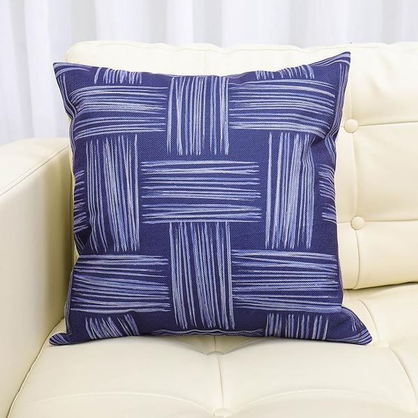 

cushion/decorative pillow nordic geometric abstract linen with core car headrest home sofa cushion backrest wholesale custom