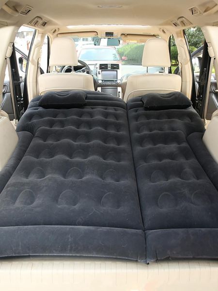 

other interior accessories inflatable car mattress outdoor camping bed pvc flocking multifunctional travel