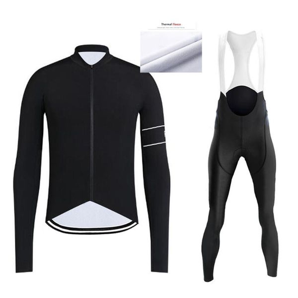 

men's cycling jersey set winter fleece pro mountian bicycle warm long sleeve suit pants clothes wear ropa ciclismo racing bike sets, Black;blue