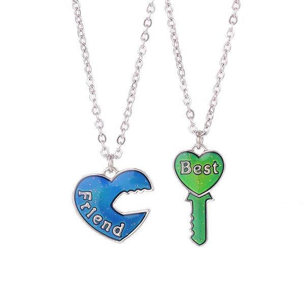 

pendant necklaces necklace for women choker stainless steel jewelry men heart couples matchingcouple, Silver