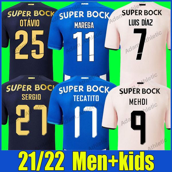 

TECATITO MAREGA soccer jerseys SERGIO PEPE OTAVIO football shirts MBEMBA SARR MEHDI LUIS DIAZ jersey men kids kit T.MARTINEZ URIBE M.GRUJIC, Black;yellow