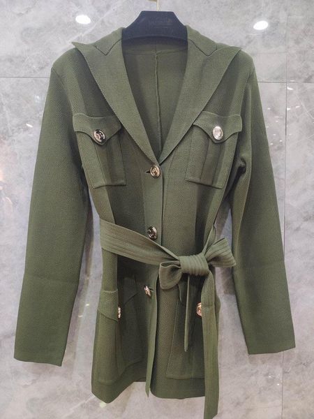 

casual dresses 2021fw autumn women long sleeve knitted dress with belts 2 color ddxgz2 8.21, Black;gray