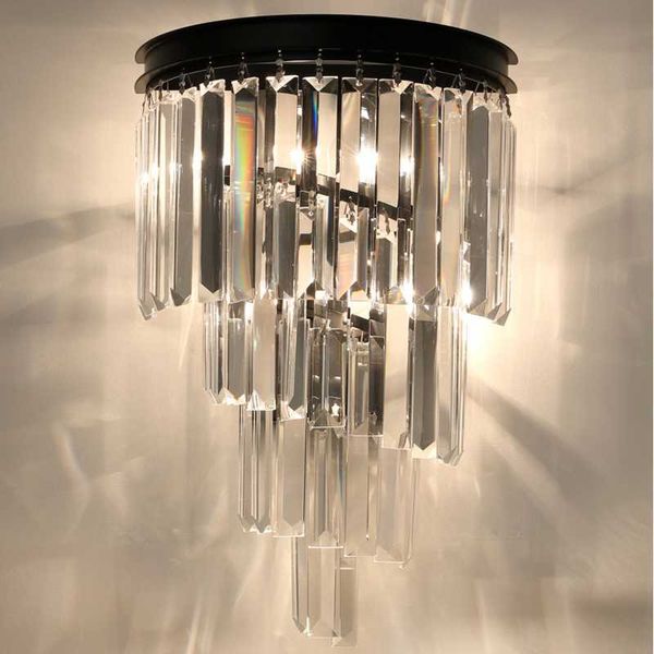 

wall lamp postmodern light luxury crystal glass home simple bedroom bedside living room channel background corner