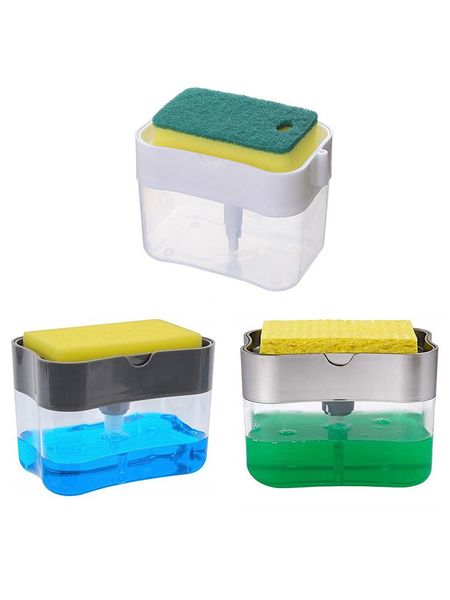 

liquid soap dispenser press type pump kitchen bathroom shower gel hand sanitizer without waste of detergent easy to clean 2021