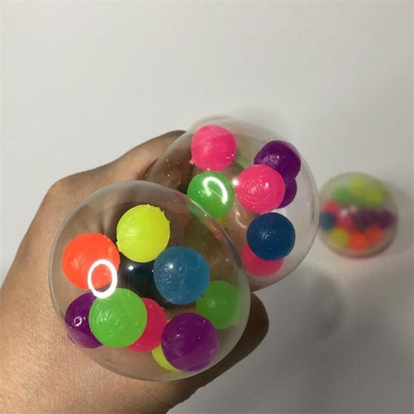 

2021 toy pop fidget 6cm beads vent ball tpr soft rubber pressure relief toys