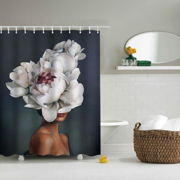 

shower curtains selling 3d print nordic style curtain set hook natural landscape home decoration bathroom