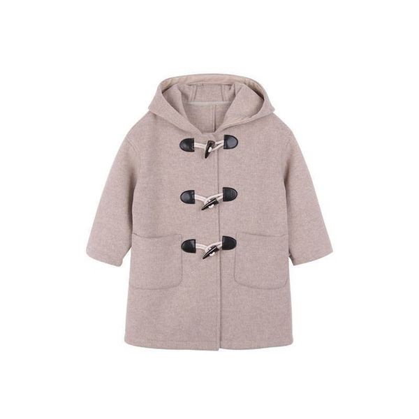 

girls woolen overcoat kids coat long outfits children outwear clothes wear autumn winter childrens clothing wool coats warm b9155, Blue;gray