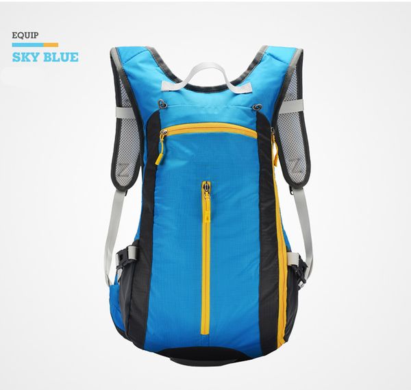 

blue cycling backpack, outdoor sports backpack high capacity