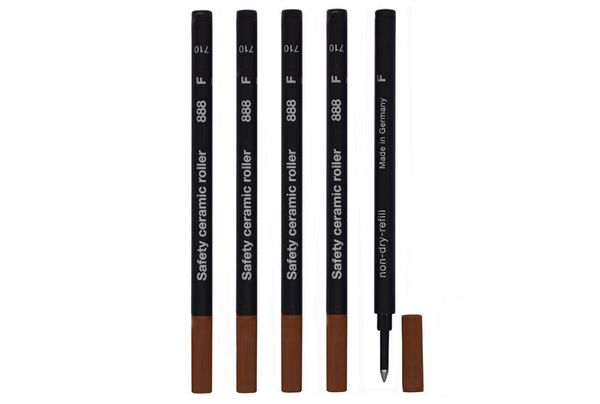 

refills schmidt refill for classic roller/ jr.gentleman rollerball pen rz-fg20, Black;red
