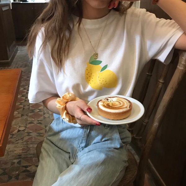 

women's t-shirt women short sleeve t shirt 66172#, White