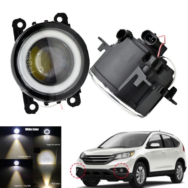 

2 x car led fog light bulb h11 halo ring angel eye drl daytime running light 12v for honda cr-v crv 2.4l l4 2012 2013 2014