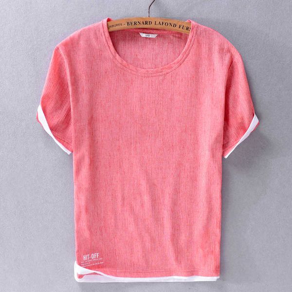 

women's t-shirt novo estilo algodo e linho camisa da marca t-shirt dos vero melancia slida camisas de t para homens tshirt iwb0, White