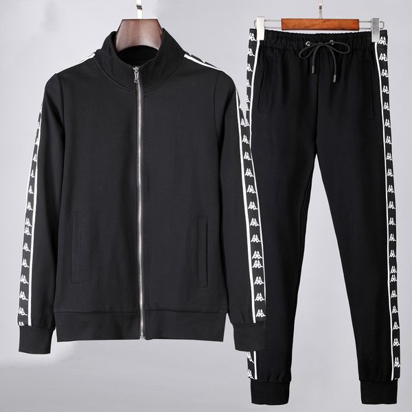 

2021 men's tracksuit sportsuit spring and autumn fashion sweater with cool casual coat size :-3xl#09, Gray