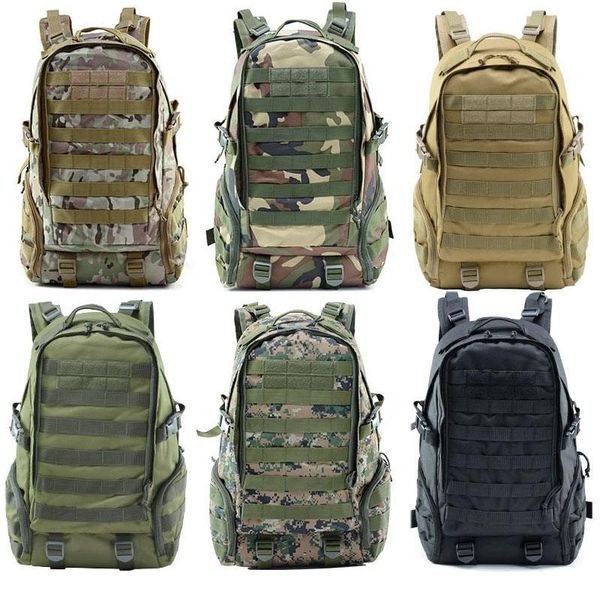 

molle tactical bag outdoor hunting camouflage backpack army fan equipment camping back pack hiking travel trekking bags