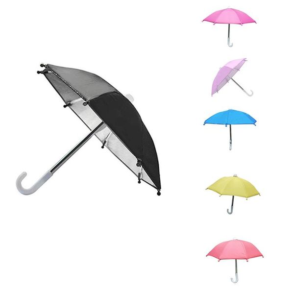 

umbrellas mini motorcycle umbrella, mobile phone decorative black plastic umbrella