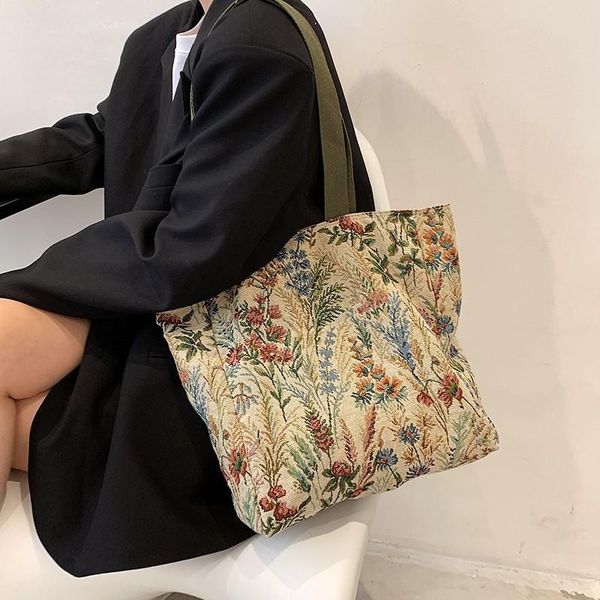 

evening bags large-capacity bag female 2021 ins net red one-shoulder messenger student wild canvas trend fashion portable
